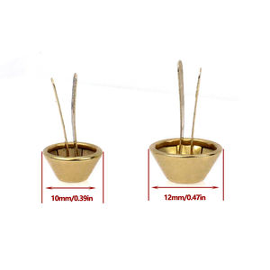 छोटे थोक 10/12 मिमी बैग के जूते diy हार्डवेयर रिवेट एक्सेसरीज गुणवत्ता स्टड मशरूम/बाल्टी प्रकार दो पैर रिवेट नीचे नाखून - Product Image 4