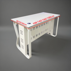 Multifuncional <span class=keywords><strong>comprar</strong></span> en línea moderna oficina en casa Almacenamiento de doble capa estudio grande <span class=keywords><strong>para</strong></span> oficinas diseño <span class=keywords><strong>Escritorio</strong></span> de mesa de computadora - Product Image 2