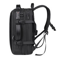 Sac à dos de voyage multifonctionnel avec verrou antivol, chargement USB externe, ouverture à 180 degrés, séparation humide/sec pour ordinateur portable