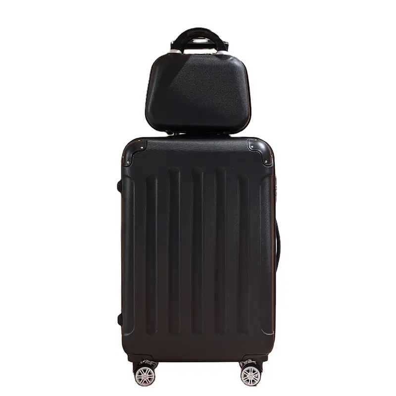 Hand Hard Shell Custom 360 Degree High Quality Abs Trolley Luggage Sets Travel Suitcase