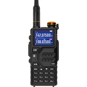 2024 BAOFENG Original K5 PLUS Multi-Bande De Poche Air Freq Ham Radios AM/FM Communication Bidirectionnelle Haute Puissance GMRS Talkie Walkie