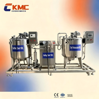 Ligne de production de yaourt entièrement automatique de 200 L, machine de transformation du lait à petite échelle pour la fabrication de yaourt