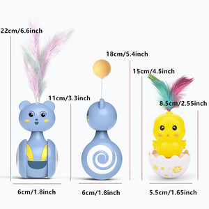 El más nuevo resistente a mordeduras, buena calidad, divertido equilibrio, coche, gatito interactivo, juguete automático para gatos, juguetes de columpio - Product Image 2