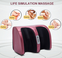 Appareil de Massage des Pieds et Mollets Électrique 3D, Masseur Shiatsu Profond à 3 Niveaux avec Chaleur