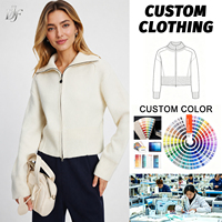 Pull en tricot pour femme personnalisé OEM ODM, motif jacquard personnalisé, manches longues, col rond, laine