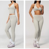 Nouvel ensemble de sport YSH pour femme – Effet galbe fessier, haute élasticité, amincissant, idéal pour le fitness et le yoga en extérieur