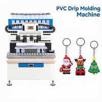 Machine de moulage automatique à 12 couleurs pour la fabrication de porte-clés 3D, de pendentifs et de badges en PVC et silicone