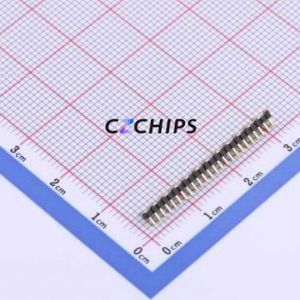 X1311WVS-24J-C18D42R2 Pin Header SMD,P=1.27mm Connector ( Pin Structure: 1x24P )( Pitch: 1.27mm )( Row Spacing: 1.27mm ) - Product Image 1