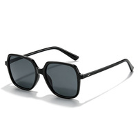 Lunettes de soleil tendance XY2538 personnalisables, monture carrée intégrale en PC, logo personnalisé, verres UV400, montures en plastique, confortables et à la mode