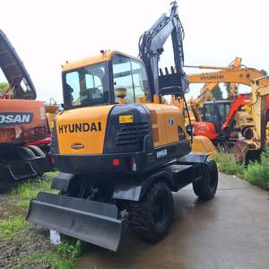 Excavadora de ruedas Hyundai HW60 original 6TON HW60 a la venta, buena calidad, precio barato, entrega rápida - Product Image 3