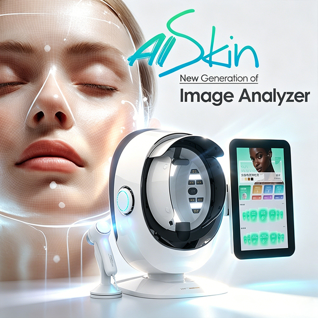Customizable OEM 2 IN 1 Hair Skin Analyzer AI Skin Analyzer ISO13485 Certified Facial Imaging System For Cosmetic Brand