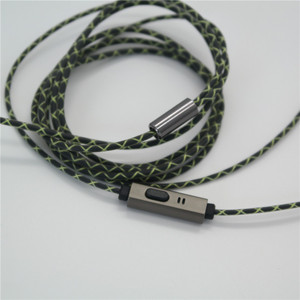 Braided Audio Cable With Mic And Volume Control For <b>Headphones</b> Digital Devices - Product Image 2