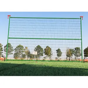 6ft*12ft Movable Boundary Fence Panels / Jobsite Safety Construction Wall Fence / Portable Canada Temporary Fence