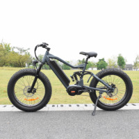 Vélo à gros pneus de 24 pouces Bafang G510 1000W Mid Motor Bike pour la neige/la plage/le vélo de chasse