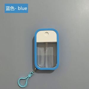 Túi vuông tay khử trùng Keychain phun chai bơm lại 45ml phẳng thẻ tín dụng hình dạng nước hoa atomiser phun chai nhựa - Product Image 6