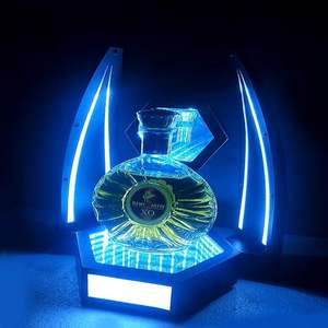 Longstargift 2025 nouveau LED casier à vin personnalisé lumineux présentateur de bouteille de casier à vin pour boîte de nuit Led affichage de bouteille - Product Image 5