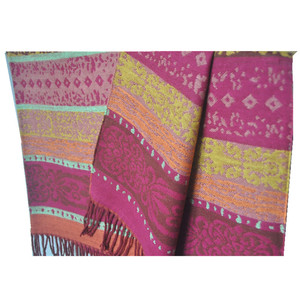 BLUE PHOENIX Châle en velours <span class=keywords><strong>acrylique</strong></span> d'hiver pour <span class=keywords><strong>femme</strong></span>, style indien, super doux, 485g - Product Image 3