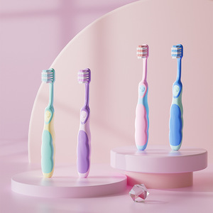 Cepillo de dientes para niños con cerdas ultra suaves, manual, para edades de 2 a 12 años, H-588 - Product Image 1