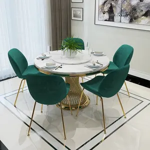 Hot Selling Mirrored Set Glass Dining Table With Dinning Table Set Glass