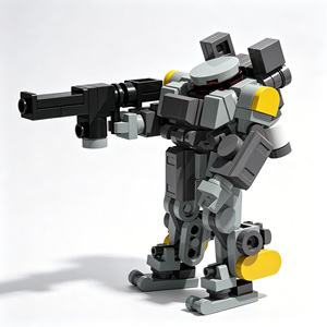 Heavy Bastion STEM Learning Building <b>Blocks</b> Set Tower Defender Unit‑2 Mecha Robot DIY Assemble Bricks Creative Play Toy For Teen - Product Image 4