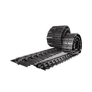 Maillon de chenille d'excavatrice avec chaînes de chenilles assemblées, matériau 35MnB, dureté de surface HRC52-58, noir, garantie 1 an - Product Image 4