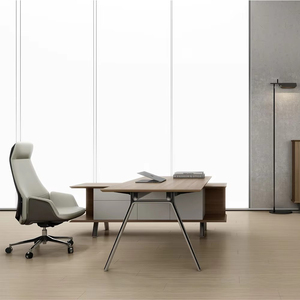 Juego de Muebles de Oficina de Lujo, Escritorio Ejecutivo con Gabinete, Mesa de Oficina, Escritorio Ejecutivo para CEO, Muebles de Oficina - Product Image 2