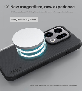 เคสโทรศัพท์แม่เหล็ก Nillkin Super Frosted <span class=keywords><strong>Pro</strong></span> สำหรับ OPPO <span class=keywords><strong>Find</strong></span> X9 <span class=keywords><strong>Pro</strong></span> / <span class=keywords><strong>X7</strong></span> / X8 Ultra, กรอบ TPU นิ่มพร้อมฝาหลังแข็งแบบด้าน - Product Image 5