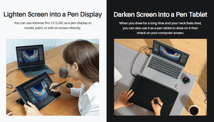 <span class=keywords><strong>Huion</strong></span> Kamvas <span class=keywords><strong>Pro</strong></span> <span class=keywords><strong>13</strong></span> 2,5 K Tableta gráfica de dibujo de diseño artístico de <span class=keywords><strong>13</strong></span>,3 pulgadas con pantalla para diseñadores - Product Image 6