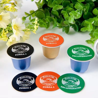 Couvercle personnalisé compatible avec les capsules de café en aluminium Nespresso, boîte d'emballage pour capsules de café Nespresso