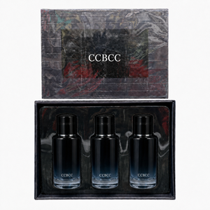 Colección de Fragancias Lujosas y Cálidas para Mujer, 3 Piezas, Spray EDP Masculino de Larga Duración, Set de Perfume Portátil de Viaje, Regalo Premium Negro - Product Image 1