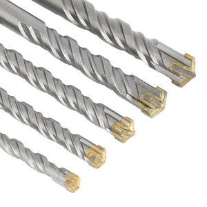 Đầu khoan bê tông <span class=keywords><strong>Sds</strong></span> <span class=keywords><strong>Max</strong></span> Single Hammer 4-5mm, thép tốc độ cao, dùng cho máy khoan búa xoay, tiêu chuẩn DIN338, cán thẳng - Product Image 1