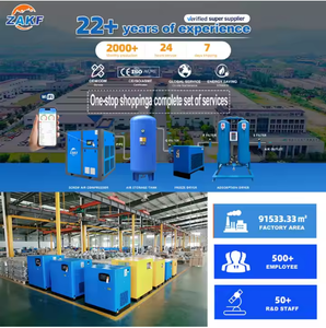 ZAKF CE認証380V50HZ 7.5HP 5.5KW固定速度レーザー切断用エアコンプレッサー - Product Image 5