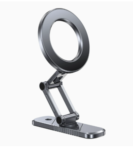 Wholesale Dual Sided Strong Magnetic Golf Cart Gym Desk Phone Holder 360 Rotation Foldable Alloy Stand Multi Use - Product Image 5