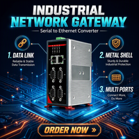 Gateway Modbus RTU a TCP, Montaje en Riel DIN, Convertidor RS232/485 a Ethernet, Industrial, para Automatización de Fábricas Inteligentes y SCADA