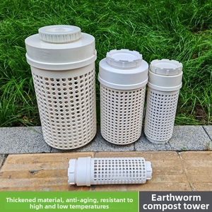 C326 C326 Tube de compostage durable pour déchets alimentaires, restes de nourriture, pelures de fruits, tour de compostage à vers de terre - Product Image 1