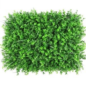 Mur de gazon artificiel en PVC écologique décoratif de longue durée fond de paysage intérieur extérieur vert hauteur 4-10cm - Product Image 1