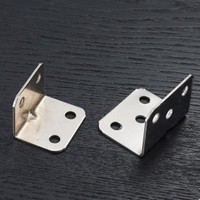 Supports d'angle en L métalliques sur mesure pour usine, en acier galvanisé, pour bois