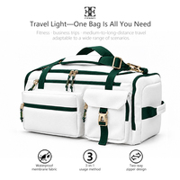 Tas Travel Stylish Custom Kapasitas Besar untuk Berkuda & Lapangan Golf Bahan Kulit OEM Tas Duffel Gym Travel Jinjing