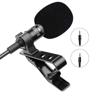 Chuyên Nghiệp 1.5M Xách Tay Clip-On Ve Áo Lavalier <span class=keywords><strong>Microphone</strong></span> Mini Có Dây <span class=keywords><strong>Microphone</strong></span> Cho PC Máy Tính Xách Tay Máy Tính Xách Tay Máy Ảnh - Product Image 1