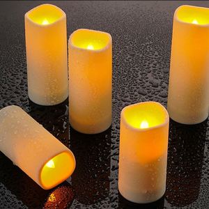 Luces LED de plástico resistentes al viento con control remoto personalizables, juego múltiple para fiestas al aire libre, tipo vela - Product Image 2