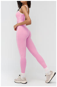 Conjunto de Ropa Deportiva de Yoga con Bloques de Color ODM, Ropa de Entrenamiento de Alta Resistencia, Mono Deportivo de Yoga para Mujer - Product Image 5