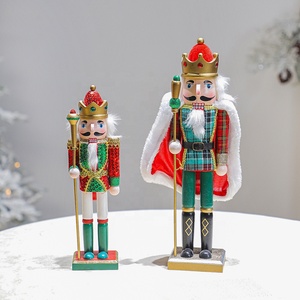 Thiết kế độc đáo phổ biến bán đồ trang trí Giáng sinh bằng gỗ nguyên liệu 60cm giáng sinh nutcracker - Product Image 4