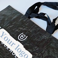 Sac fourre-tout personnalisé extra large en PP tissé laminé écologique, impression couleur intégrale avec double poignée (épaule et main) pour promotions