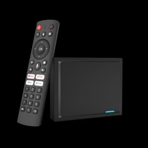 Boîtier <span class=keywords><strong>TV</strong></span> intelligent ELEBAO RT-X2 Realtek RTD1325 AISR AIPQ HDMI2.1 4K HDR Android 14 1000M 4GB 32GB - Product Image 1
