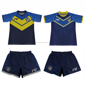 FQ kustom AU grosir Jersey rugbi kit Union pakaian sepak bola rugbi pendek untuk latihan lapangan & seragam Liga Teamwear dijual - Product Image 3