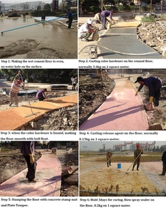 Juego de sellos de hormigón sin costura de pizarra con textura de impresión de cemento - Product Image 5