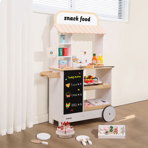 Camions de nourriture en <span class=keywords><strong>bois</strong></span> populaires pour enfants, jeu de rôle Hoye Crafts, nourriture en <span class=keywords><strong>bois</strong></span> mignonne pour en-cas - Product Image 4