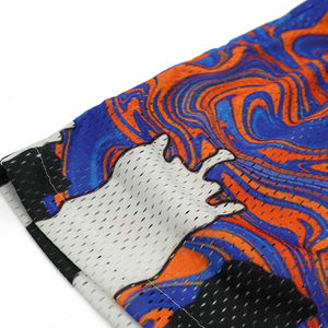 Short Palin vierge de grande taille personnalisé en maille d'entrejambe de 5 pouces pour hommes, short en maille d'entraînement en polyester à sublimation pour hommes - Product Image 5