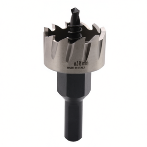Scie cloche HSS 38 mm fabriquée en Italie pour le perçage du bois et du métal - Product Image 2