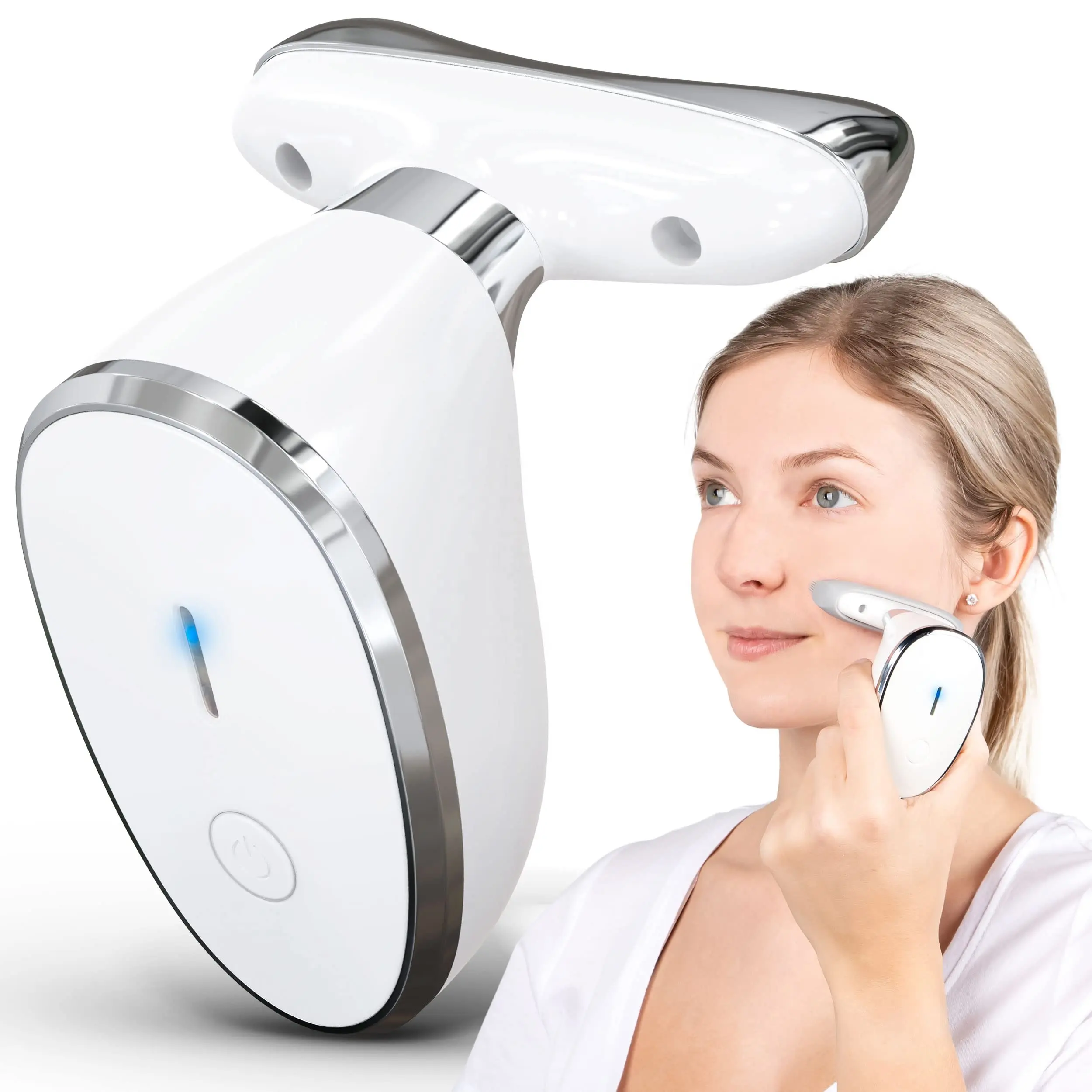 חדשנות חדשה microdent פנים מעלית עיסוי עור התחדשות העור טיפול כלי הבית יופי הצוואר מכשיר microsculpt